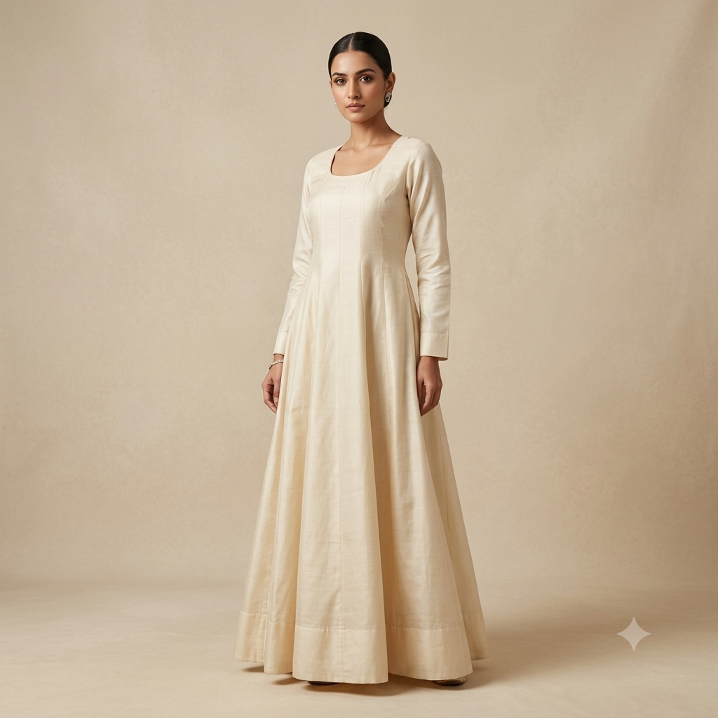 Plain Kalidar Gown