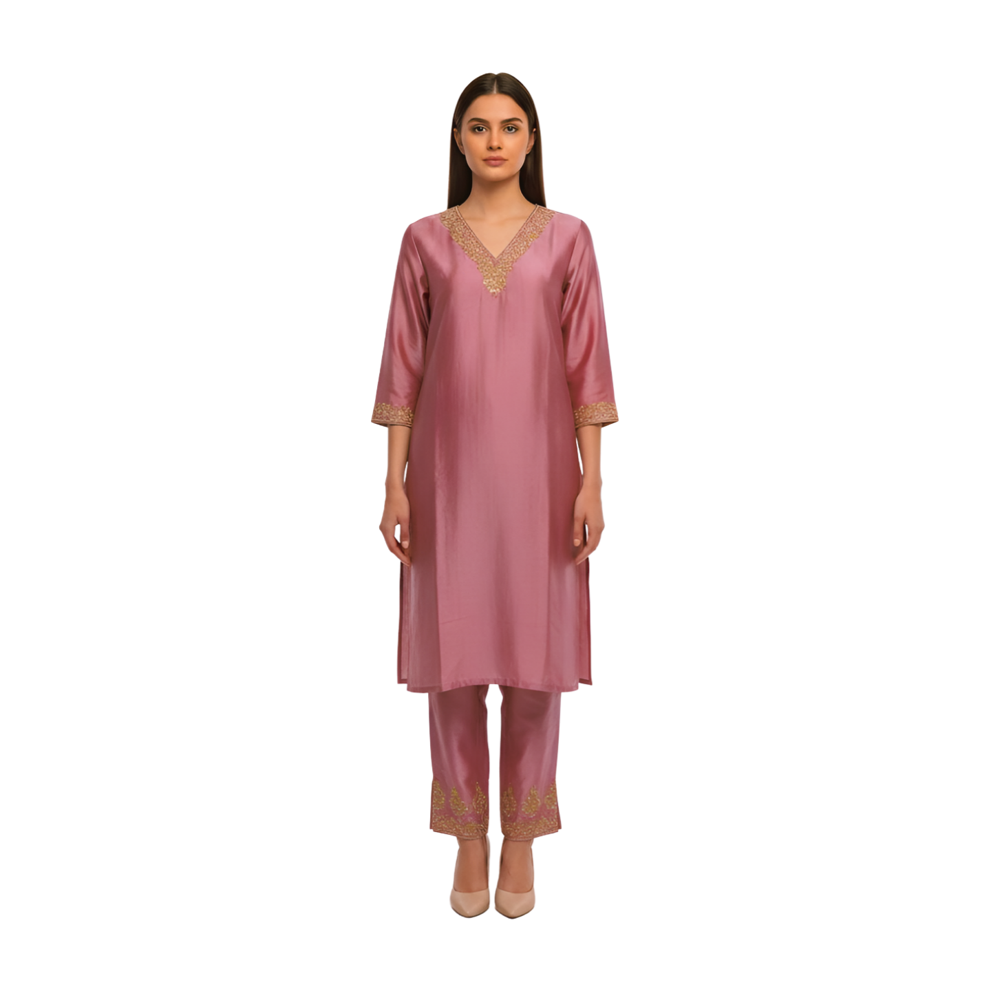 The Rose Quartz Gilded Set