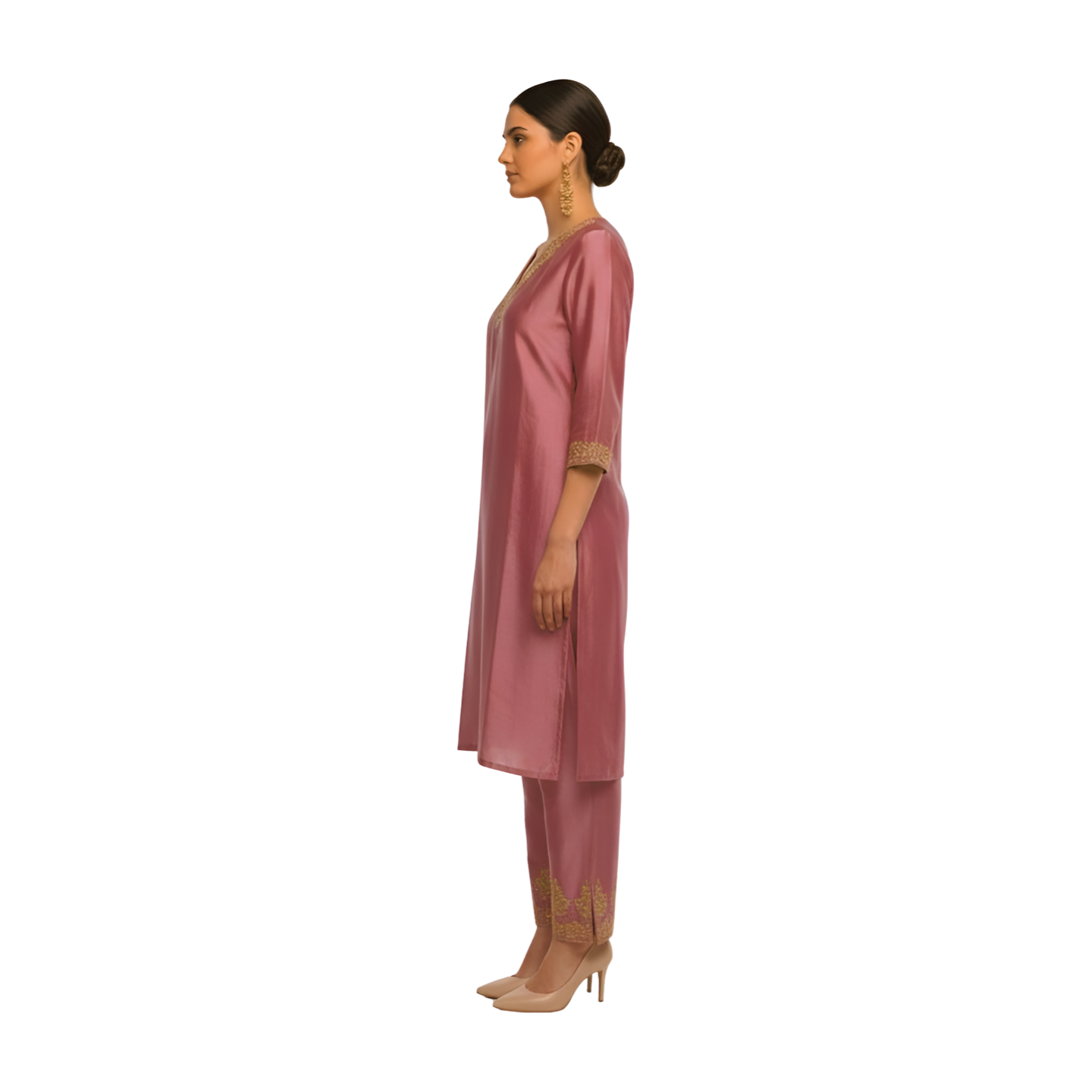 The Rose Quartz Gilded Set